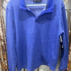 Under Armour ColdGear Blue Fleece Large